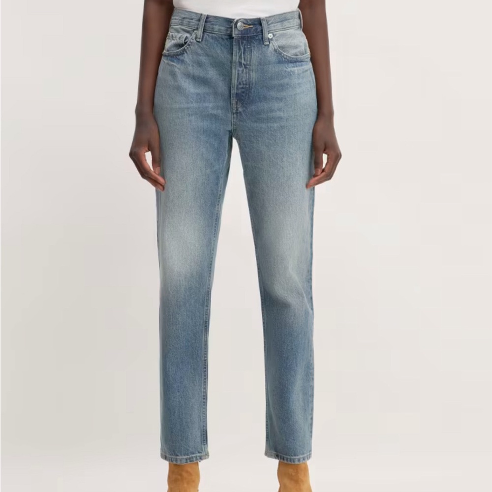 Everlane 90s Cheeky Jean vintage mid blue 29 short ankle length